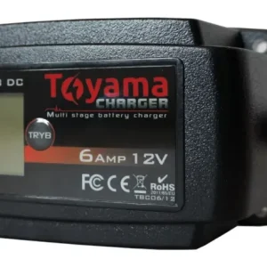 Ostatnia szansa Ładowarka Toyama 6A 12V do akum. żelowych kwasowychi LiFePO4: 4.5A-12V