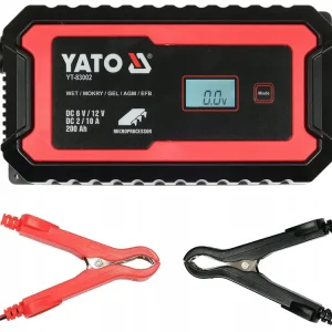 PROSTOWNIK ELEKTRONICZNY Z WYŚWIETLACZEM LCD. ZAKRES 6V/2A, 12V/10A YATO Promocja