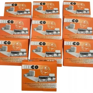 10x ROLKI PAPIER TERMICZNY DO TACHOGRAFU CYFROWEGO HICO ROLKA TACHO Promocja