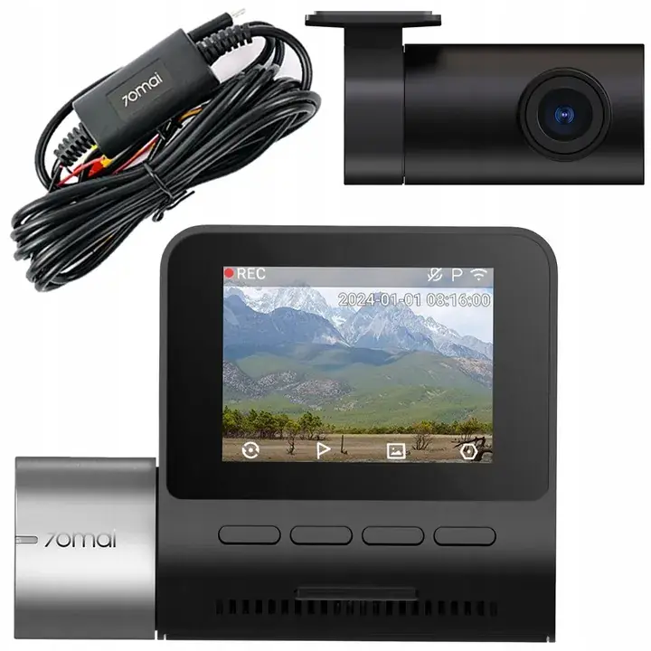 70mai Wideorejestrator A510 SET Kamera samochodowa HDR + tylna RC11 + UP03 Zamów teraz