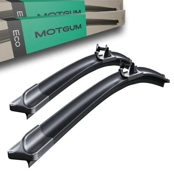 Popularny Wycieraczki samochodowe na przednią szybę do Opel Corsa C Hatchback, Sedan, Van (09.2000-09.2006) - pióra wycieraczek - Motgum - pióra płaskie ECO