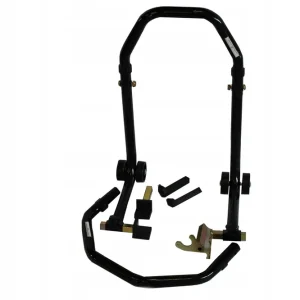 Zwrot pieniędzy Zestaw STOJAK 3in1 MOTOCYKLOWY PRZÓD TYŁ ADAPTERY TANIO!