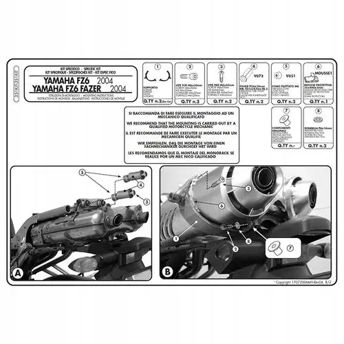 Ekspresowa dostawa KAPPA ADAPTER DO ZAMONTOWANIA STELAŻA BOCZNEGO KL351 ORAZ TE351K BEZ UŻYCIA