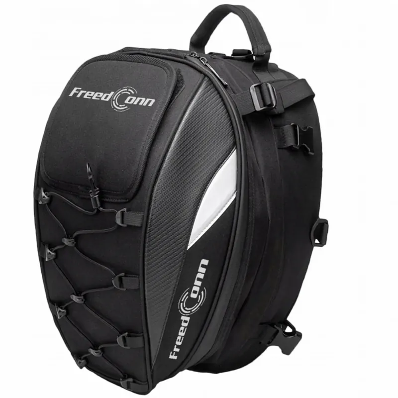 Plecak Motocyklowy Torba na kask Czarny z Pokrowcem 37L Wyprzedaż