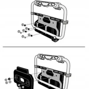Autentyczny KAPPA MOCOWANIE SKRZYNKI NARZĘDZIOWEJ KS250 DO STELAŻY KL3105 ORAZ KL3112